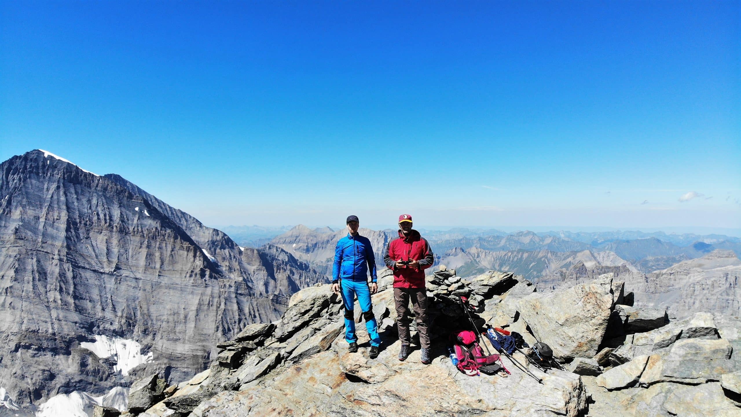 Gipfelfoto auf dem Hockenhorn