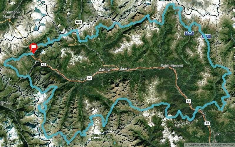 tor des geants strecke